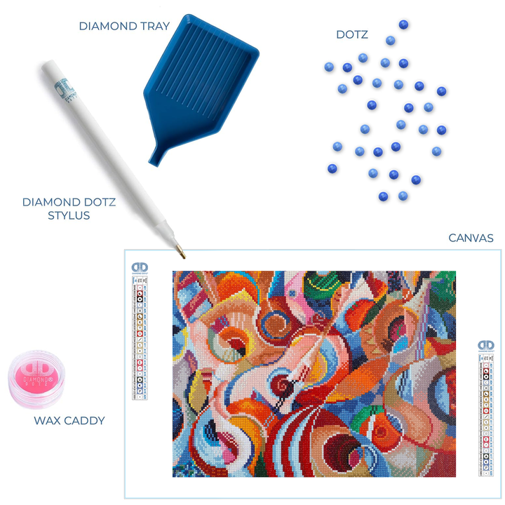 Diamond Dotz Symphony - 17.91 x 13.98 in