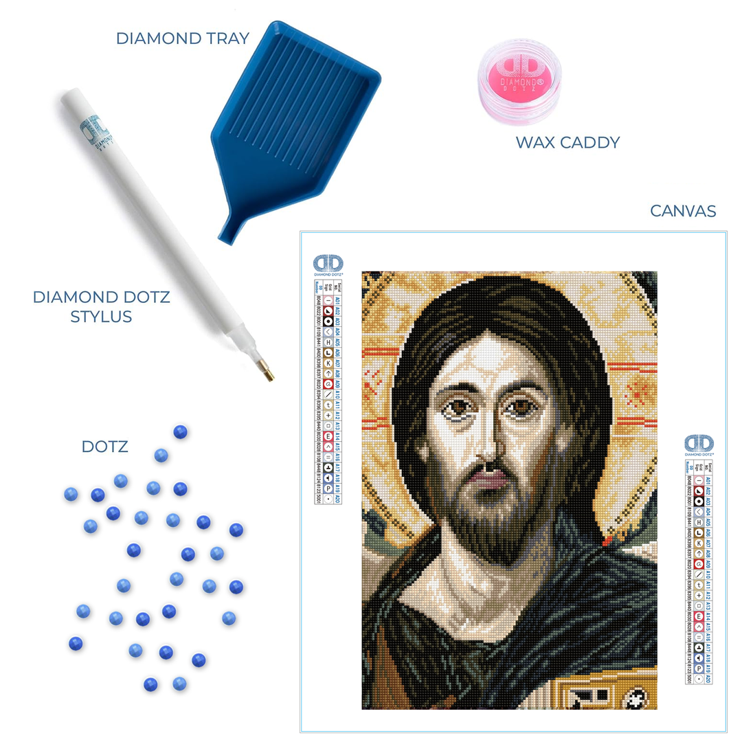 Diamond Dotz Christ Pantocrator Sainai - 15.75 x 19.69 in