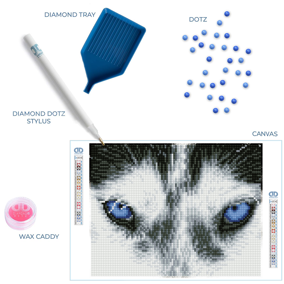 Diamond Dotz Mystic Husky - 7.99 x 10.24 in