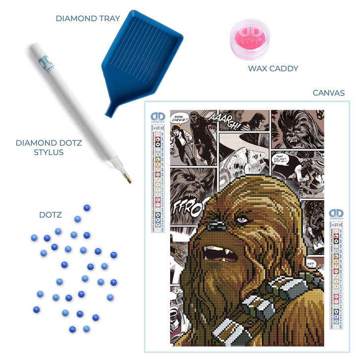 Diamond Dotz Chewbacca - 10.4 x 15.9 in