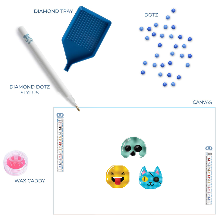 Diamond Dotz Look - DOTZIES Stickers Kit