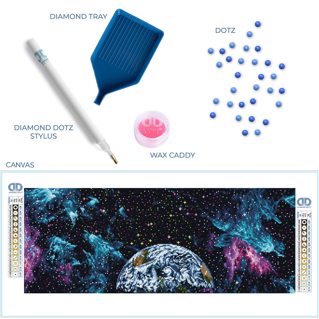 Diamond Dotz Mysterious Universe - 12.6 x 32.28 in