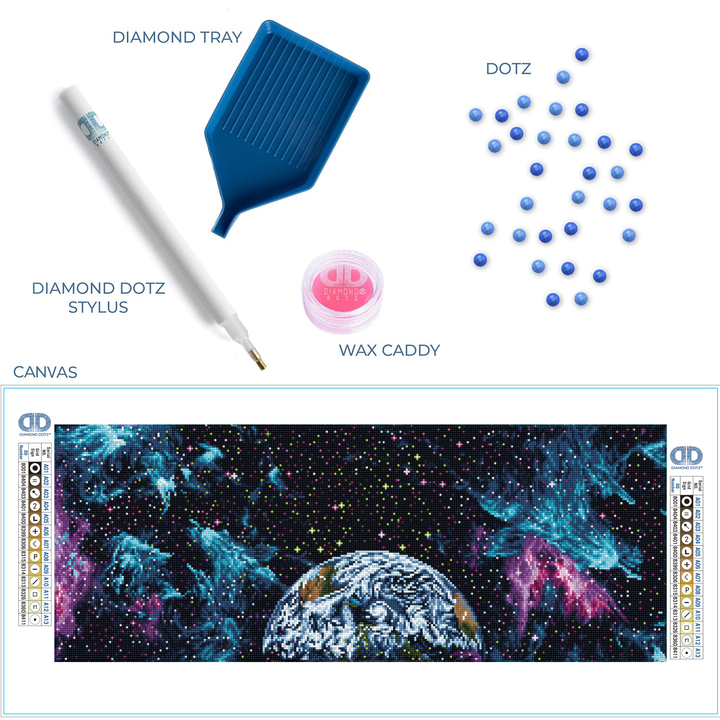 Diamond Dotz Mysterious Universe - 12.6 x 32.28 in