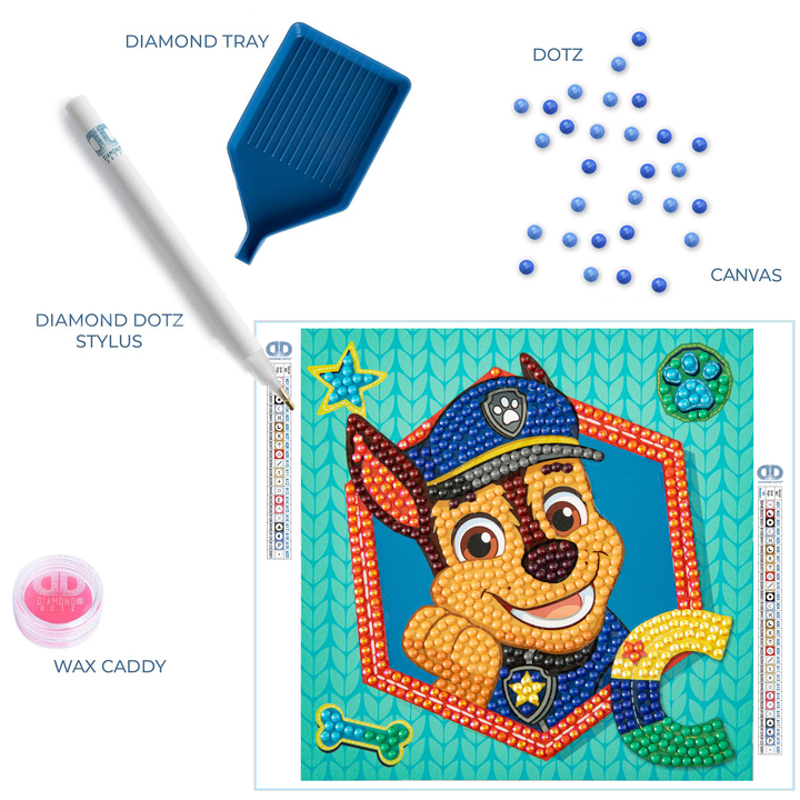 Diamond Dotz PAW PATROL Chase - 5.1 x 5.1 in
