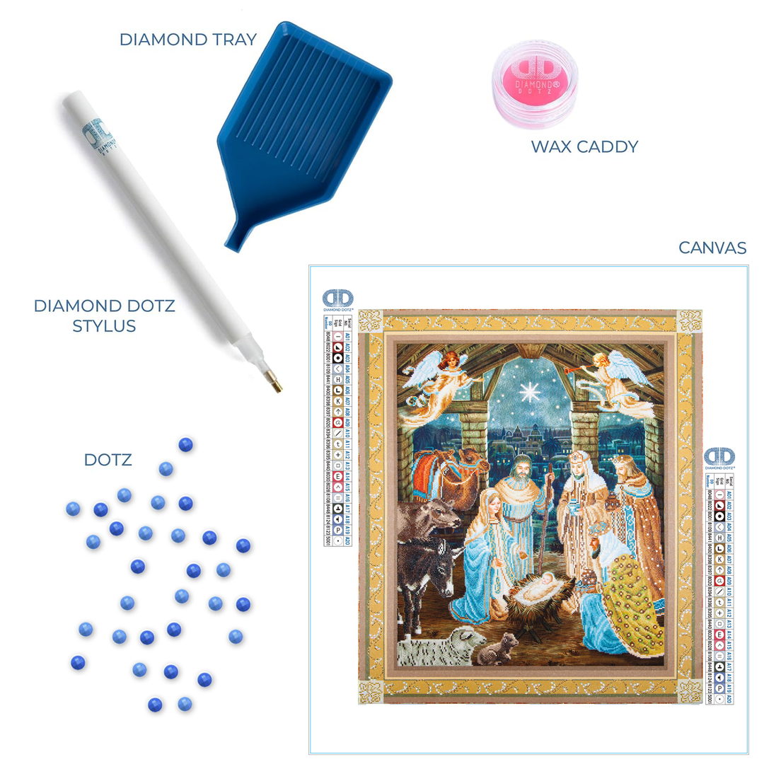 Diamond Dotz Nativity Scene - 39.4 x 33.5 in