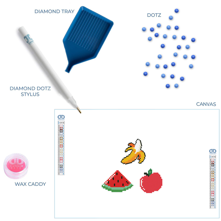 Diamond Dotz Healthy - DOTZIES Stickers Kit