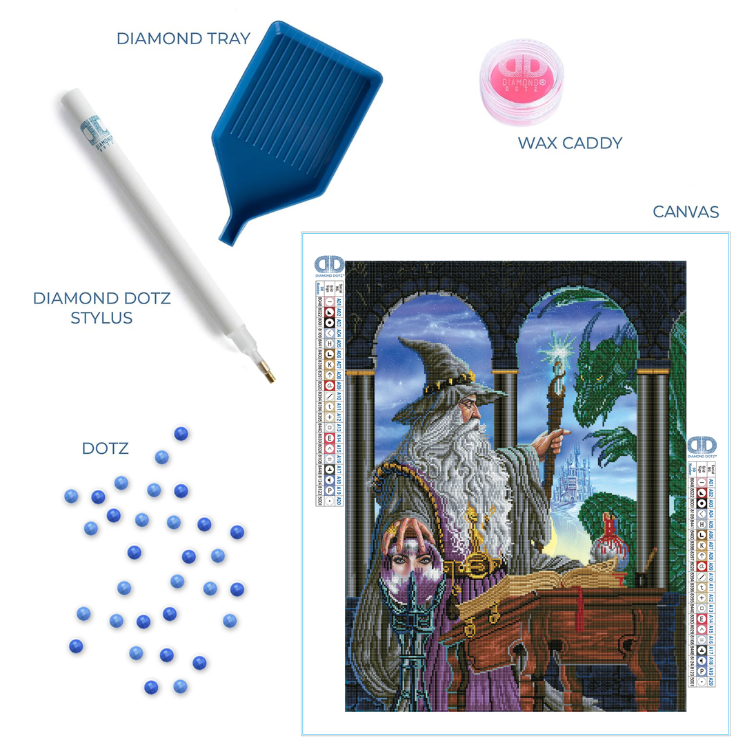 Diamond Dotz Wizards Emissary - 24 x 32 in