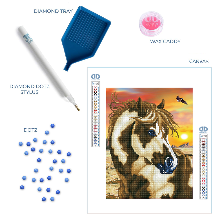 Diamond Dotz Wild & Free - 14.0" x 18.0"