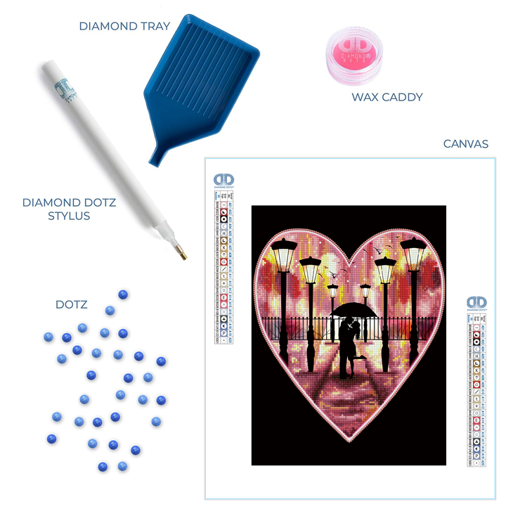 Diamond Dotz In Love - 15.75 x 11.81 in