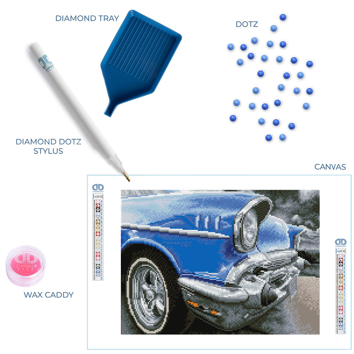 Diamond Dotz 50's Classic - 17.91 x 13.98 in