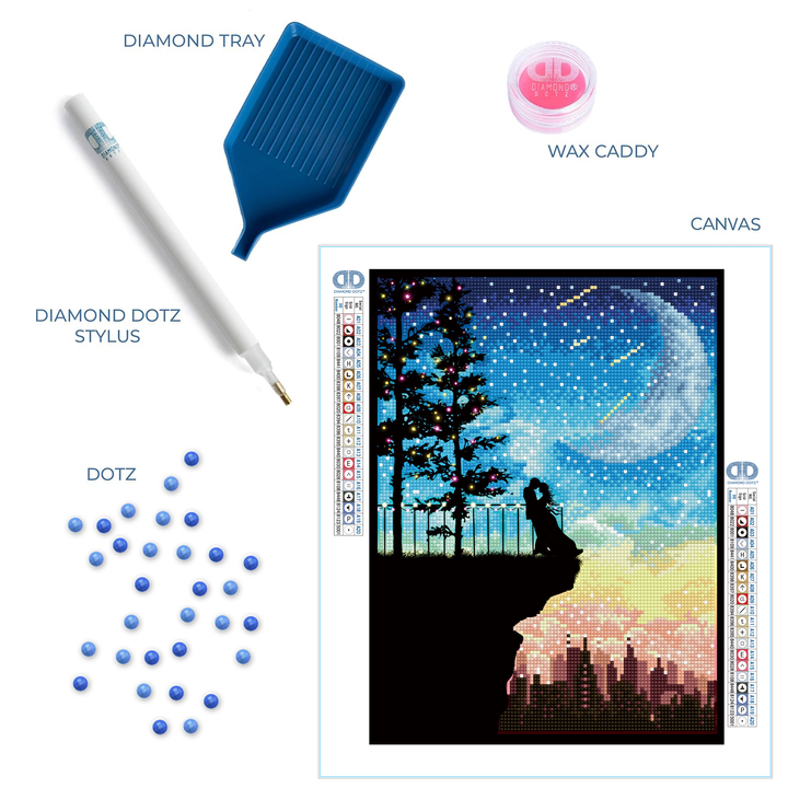 Diamond Dotz Romantic Heights - 15.75 x 11.81 in
