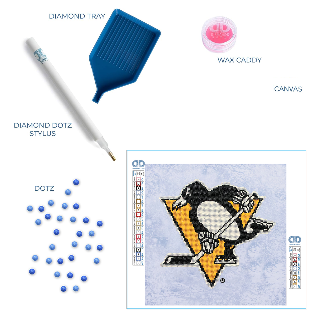 Diamond Dotz NHL Pittsburgh Penguins - 12.6 x 12.6 in