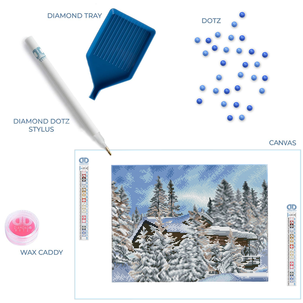 Alpine Retreat | Diamond Dotz Kits Winter | Diamond Dotz – DIAMOND