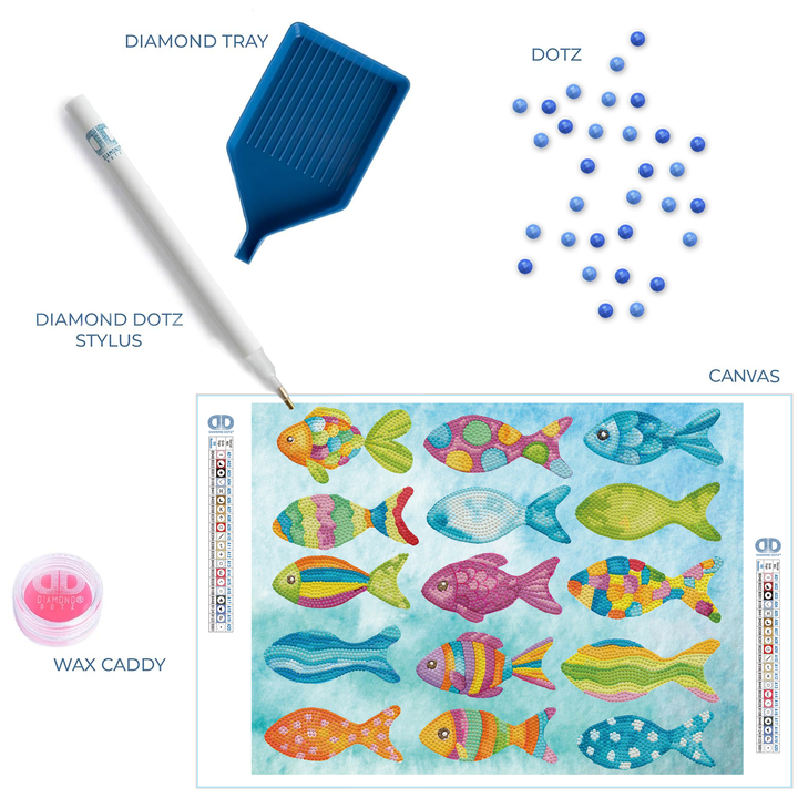 Diamond Dotz Swim School - 12.2 x 16.14 in