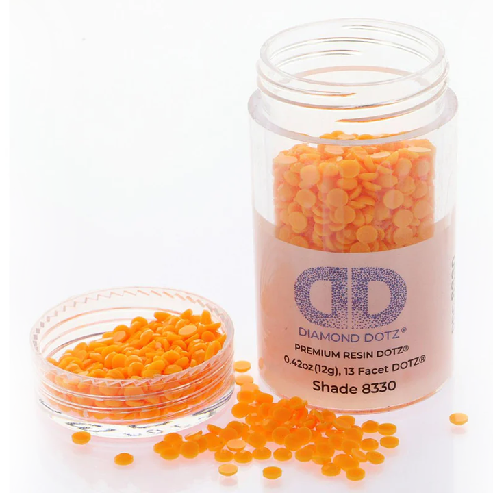 Diamond Dotz 2.8MM 12G DOTZ Cylinder - Light Orange