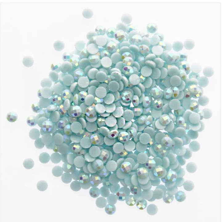 Diamond Dotz 2.8MM 12G DOTZ Cylinder - Baby Blue AB