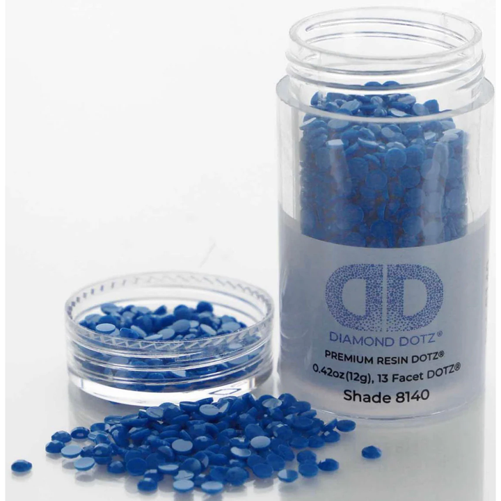 Diamond Dotz 2.8MM 12G DOTZ Cylinder - Deep Aegean Blue