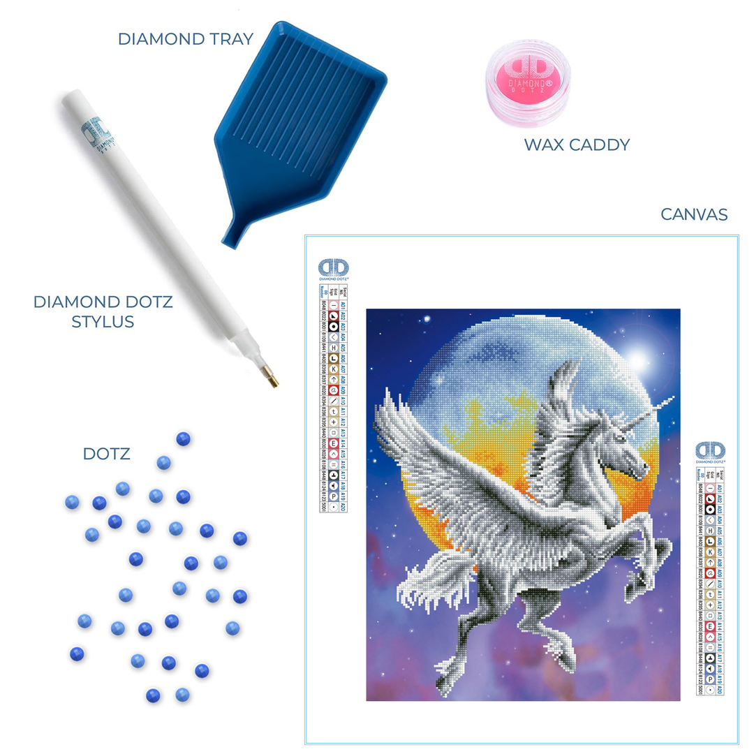 Diamond Dotz Moonlight Flight - 15.9 x 20.1 in