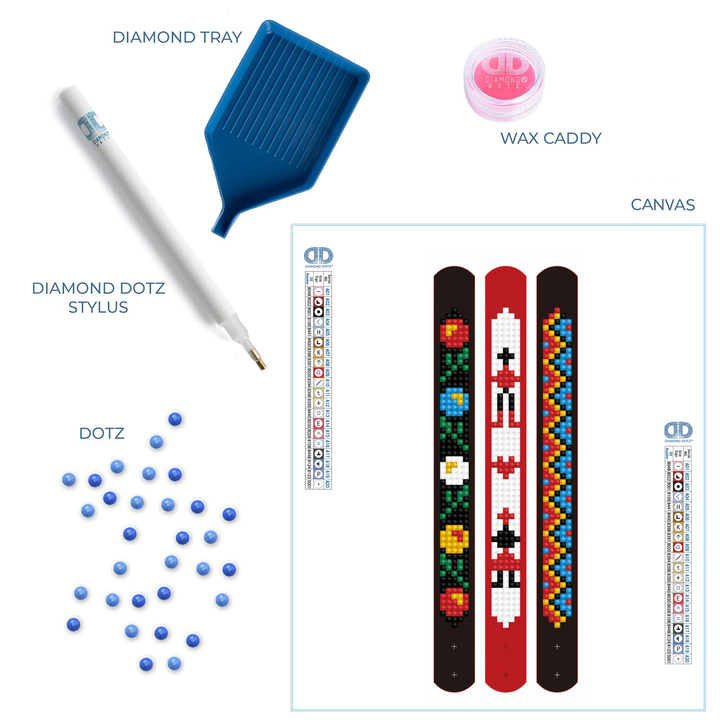 Diamond Dotz Ethnic Bracelets Kit