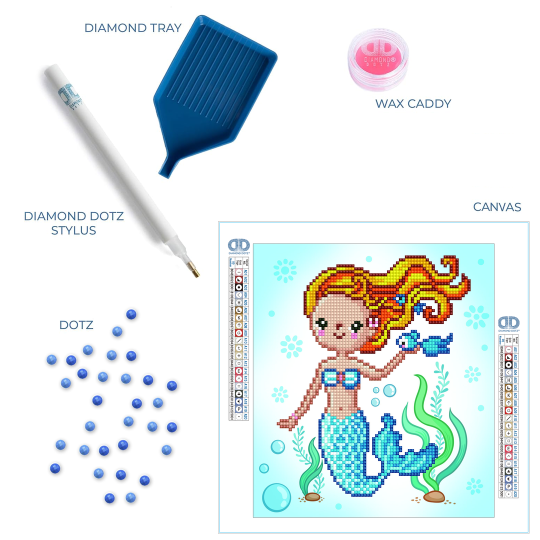 Diamond Dotz Sweet Swimmer - 9.8 x 9.1 in