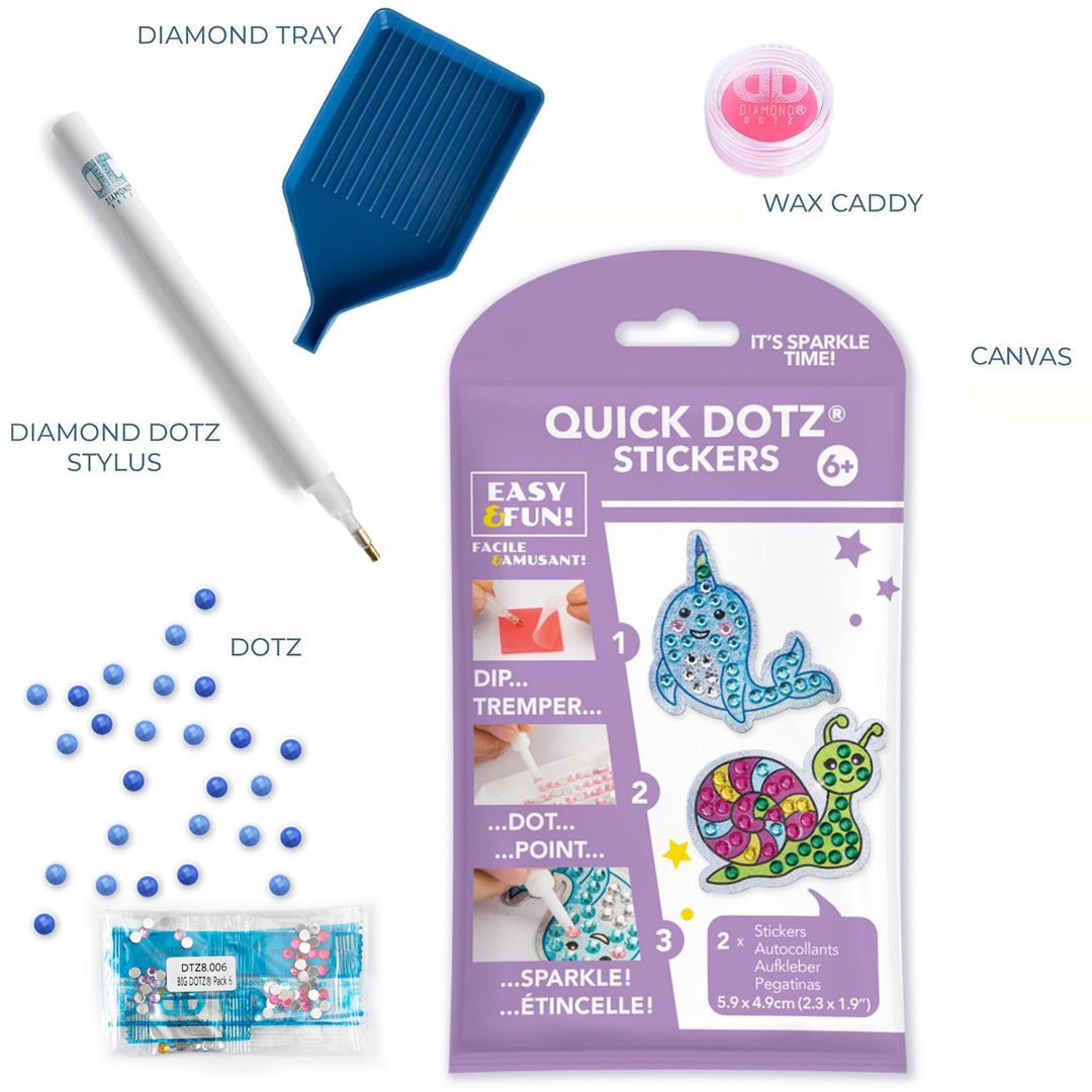 Diamond Dotz BIG DOTZ Stickers Pack 5 - Slip & Swim