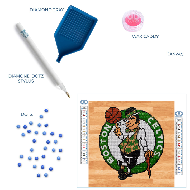 Diamond Dotz Boston Celtics - 12.6 x 12.6 in