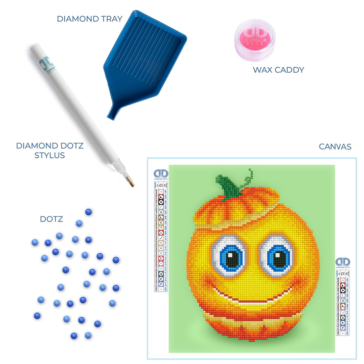 Diamond Dotz Sweet Pumpkin - 10.2 x 9 in