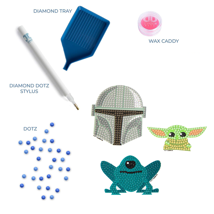 Diamond Dotz Star Wars The Mandalorian DOTZIES Sticker Kit