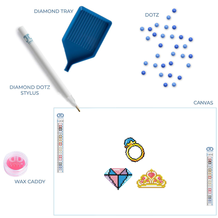 Diamond Dotz Gem - DOTZIES Stickers Kit