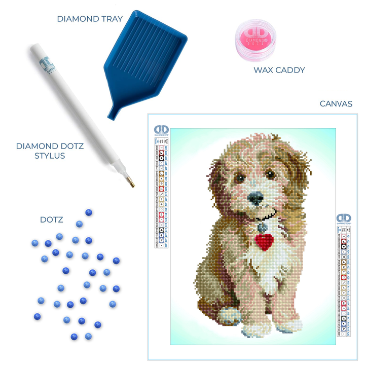 Diamond Dotz Lovely Boy - 12.6 x 16.5 in