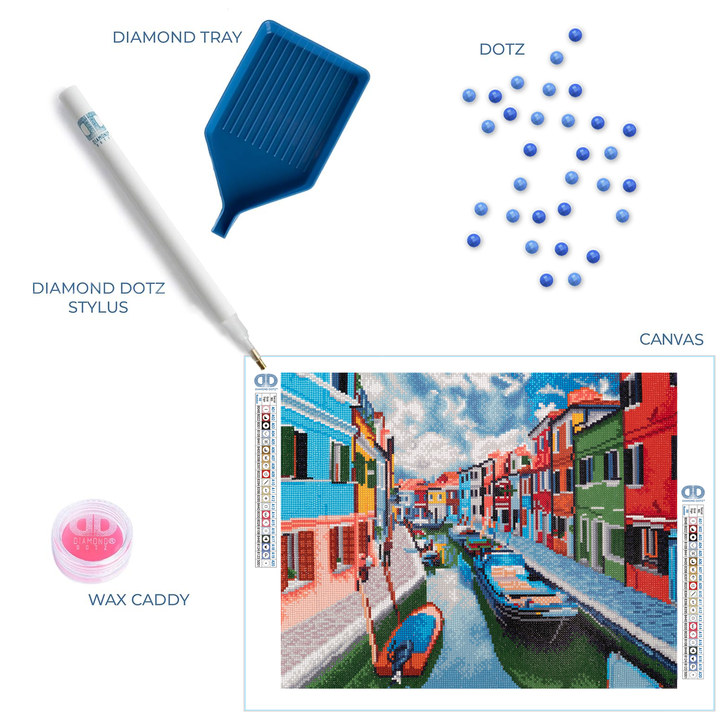 Diamond Dotz Venice Afternoon - 20 x 16 in