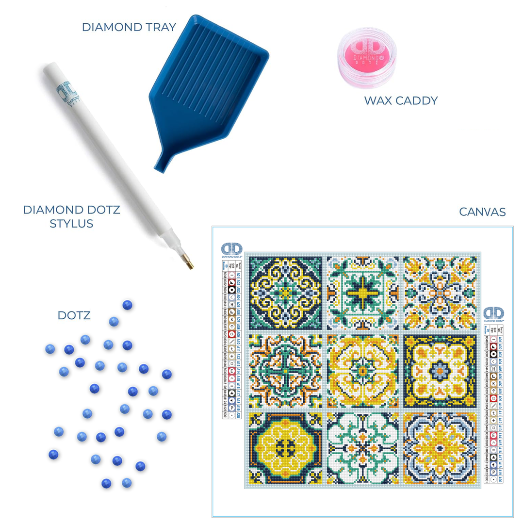 Diamond Dotz Mesmerising Tile - 16.54 x 16.54 in