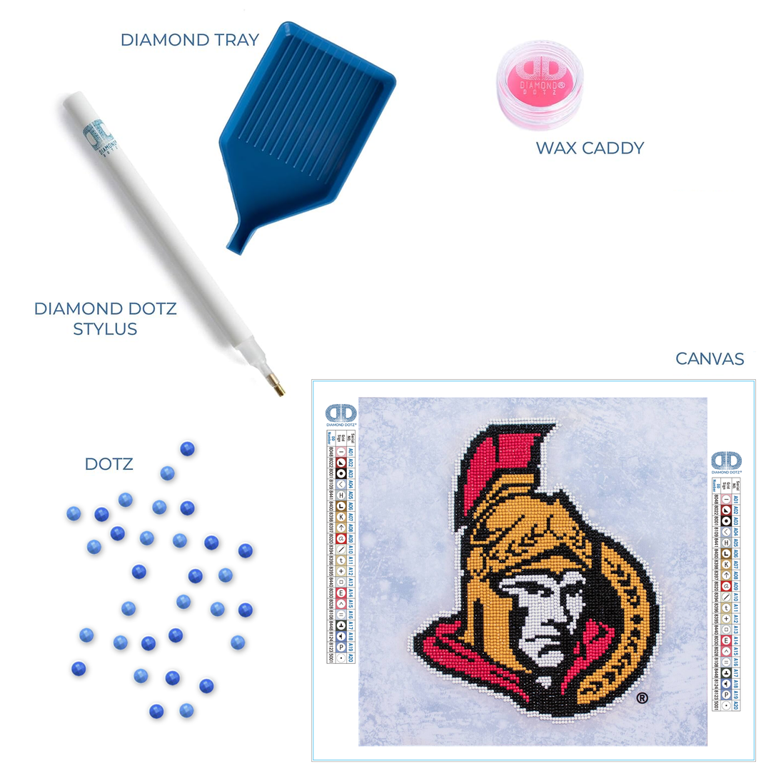 Diamond Dotz NHL Ottawa Senators - 12.6 x 12.6 in
