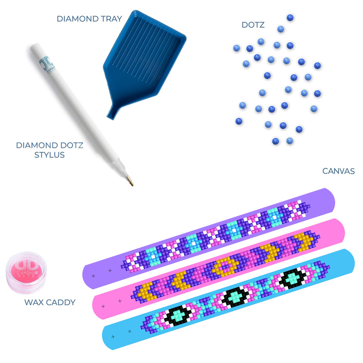 Diamond Dotz Mauves Bracelets Kit