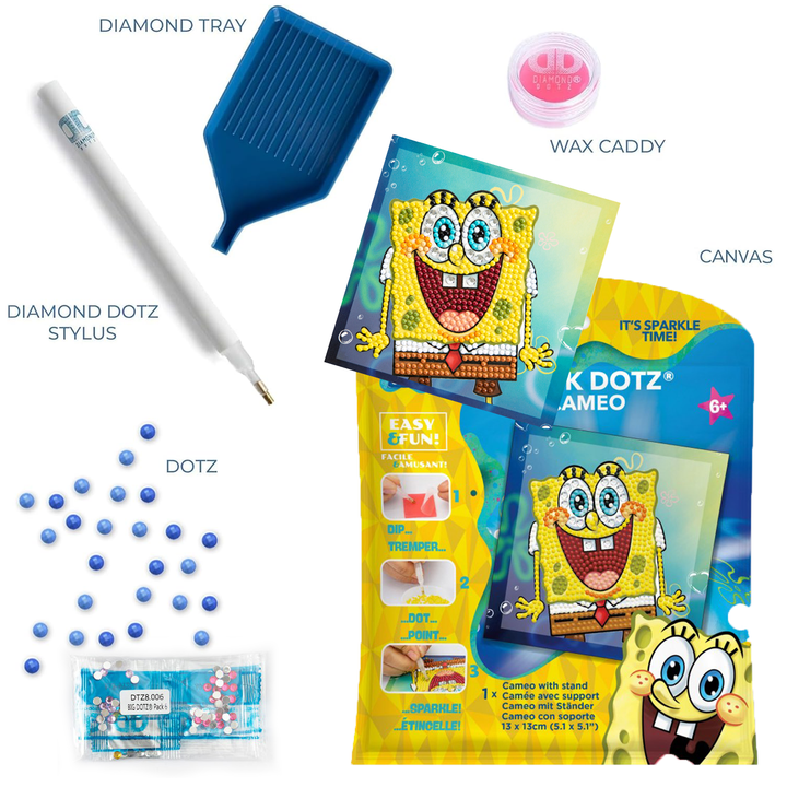 Diamond Dotz SpongeBob Surprise! Cameo - 5.1 x 5.1 in