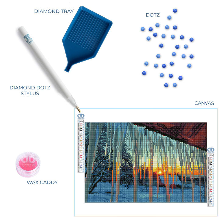 Diamond Dotz Frosty Morn - 18.5 x 12.2 in