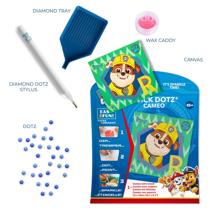 Diamond Dotz PAW PATROL Rubble - 5.1 x 5.1 in