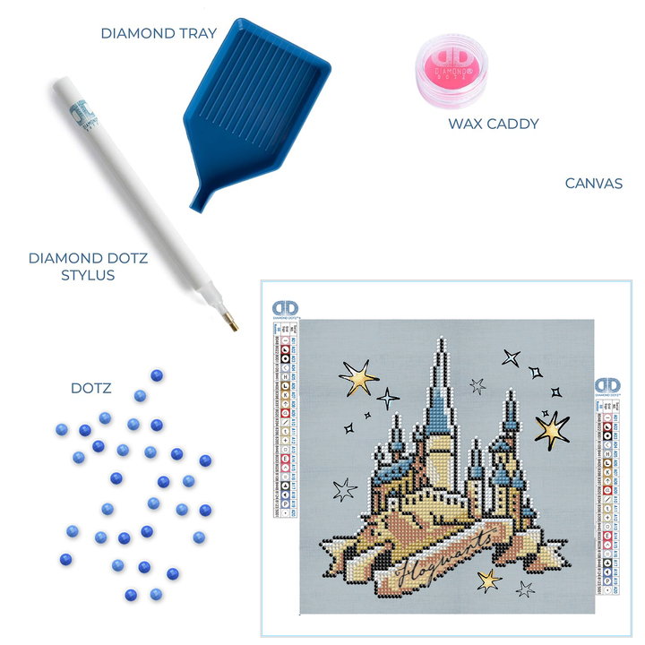 Diamond Dotz Hogwarts Castle - 8.7 x 8.7 in