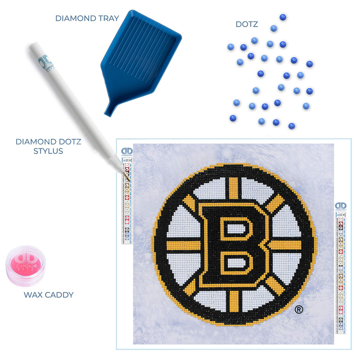 Diamond Dotz NHL Boston Bruins - 12.6 x 12.6 in