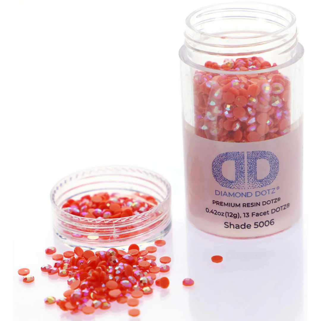Diamond Dotz 2.8MM 12G DOTZ Cylinder - Red AB