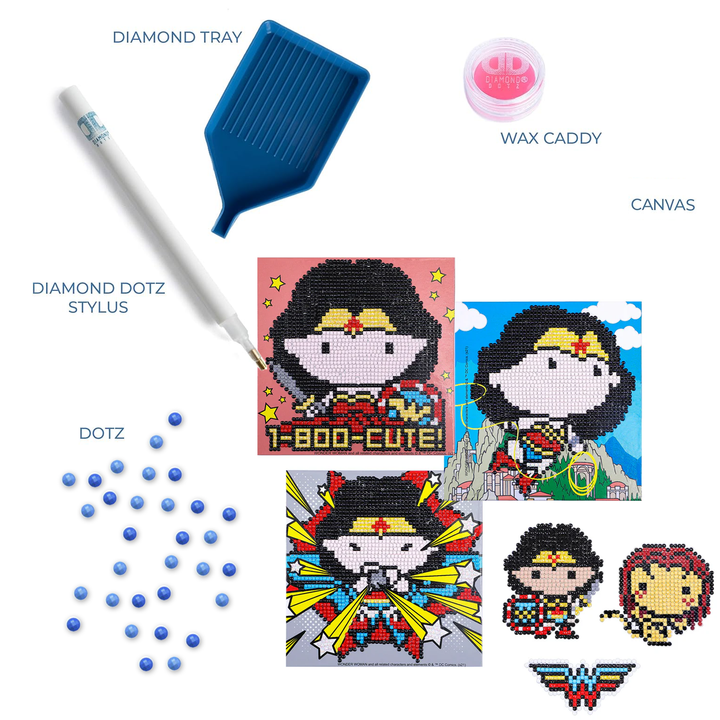 Diamond Dotz Wonder Woman - Multi-Piece Kit