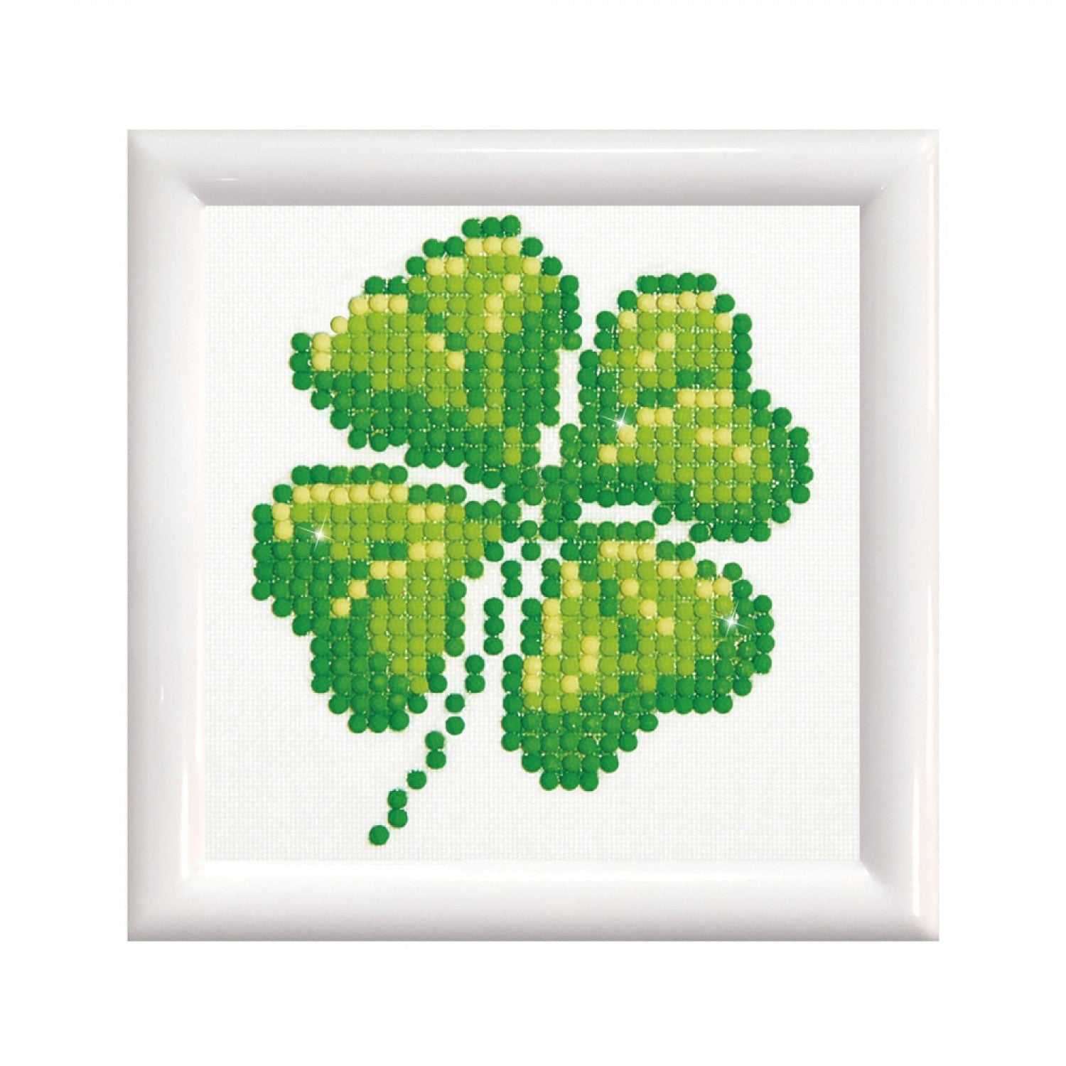Four Leaf Clover with Frame | Diamond Painting Kits for Kids