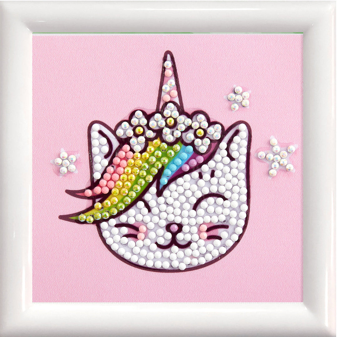 Diamond Dotz Uni Puss - Framed Kit - 4 x 4 in
