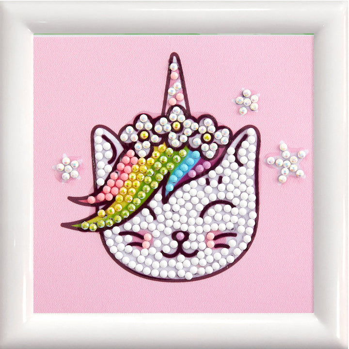 Diamond Dotz Uni Puss - Framed Kit - 4 x 4 in