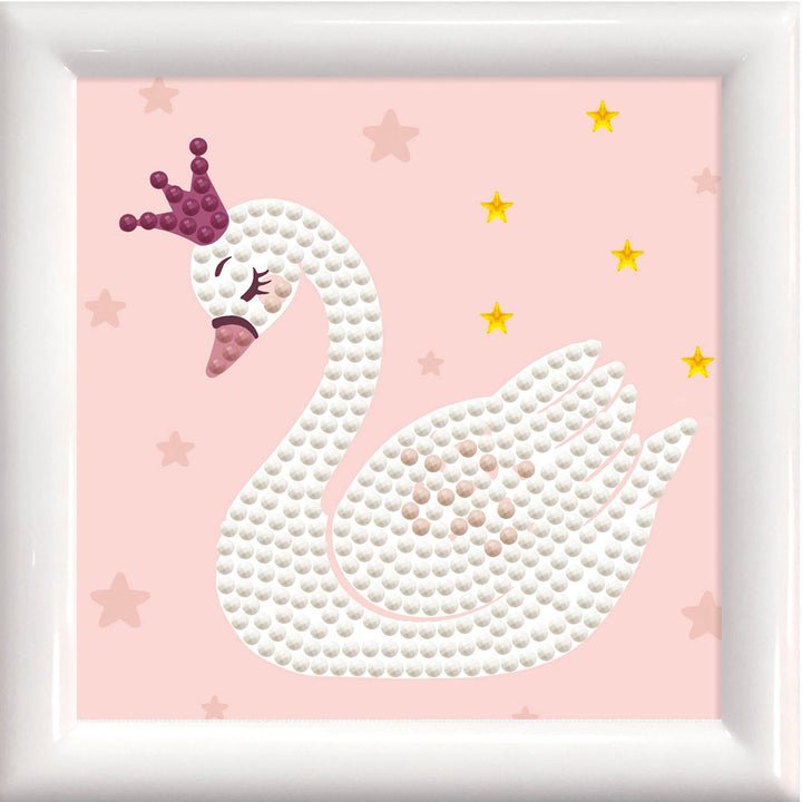Diamond Dotz Swan Princess - Framed Kit - 4 x 4 in