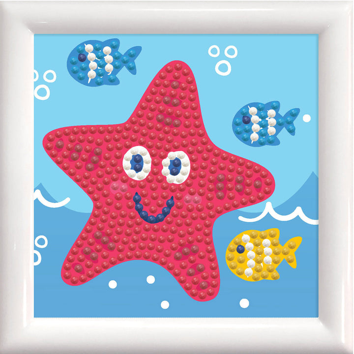 Diamond Dotz Happy Star Fish - Framed Kit - 4 x 4 in
