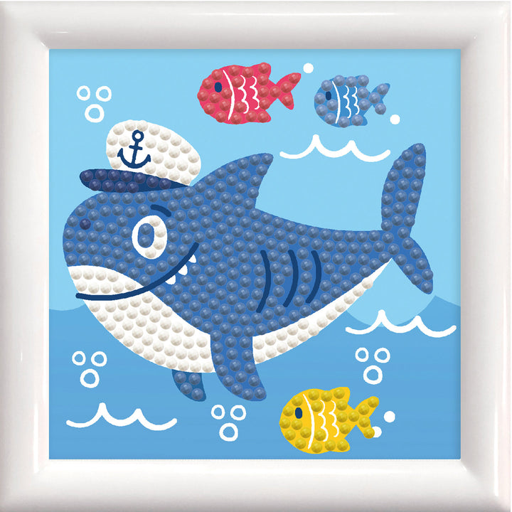 Diamond Dotz Shark Ahoy! - Framed Kit - 4 x 4 in