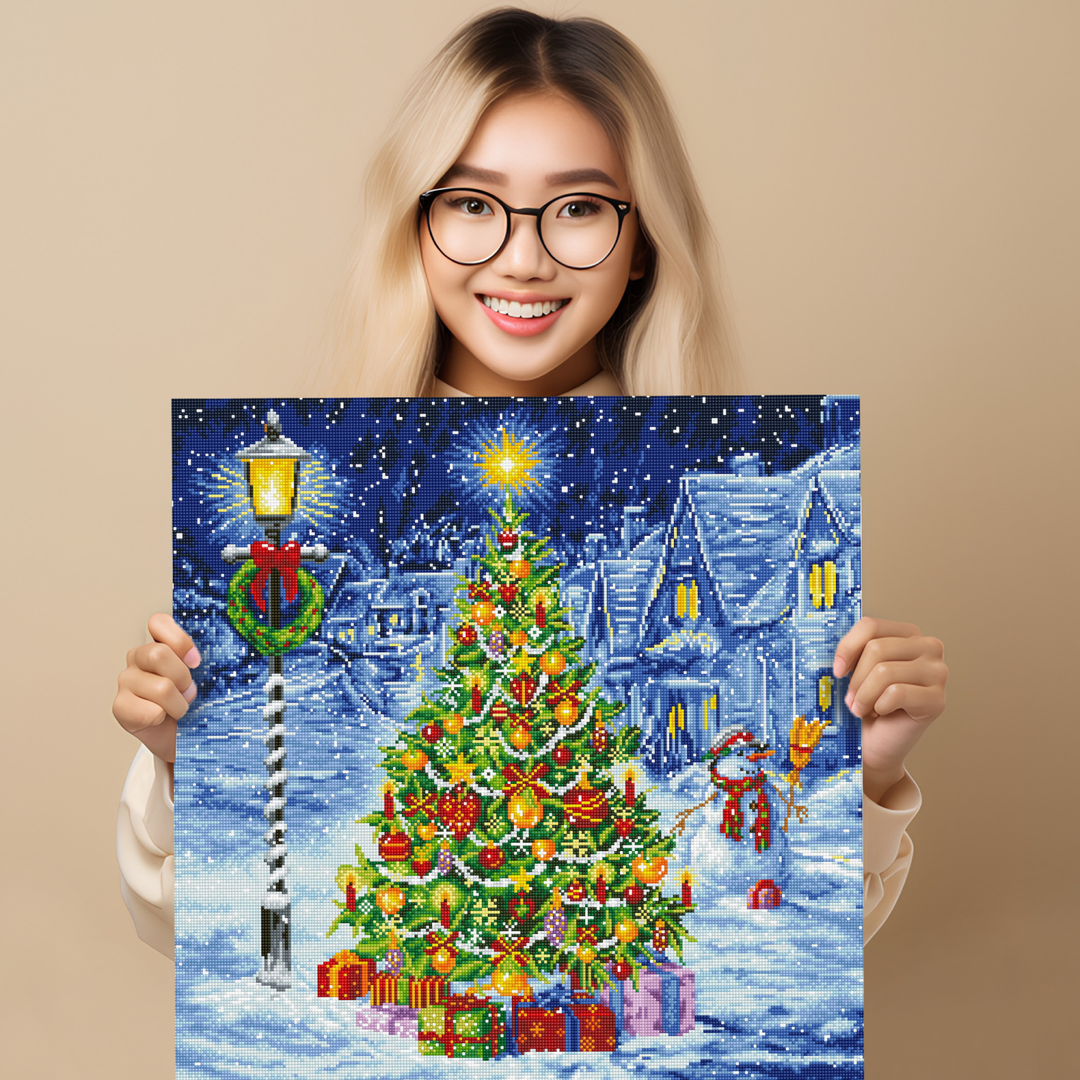 Diamond Dotz Oh Christmas Tree - 26.4 x 26.4 in