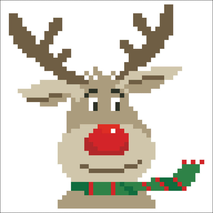 Diamond Dotz Christmas Reindeer - 5.3 x 5.3 in