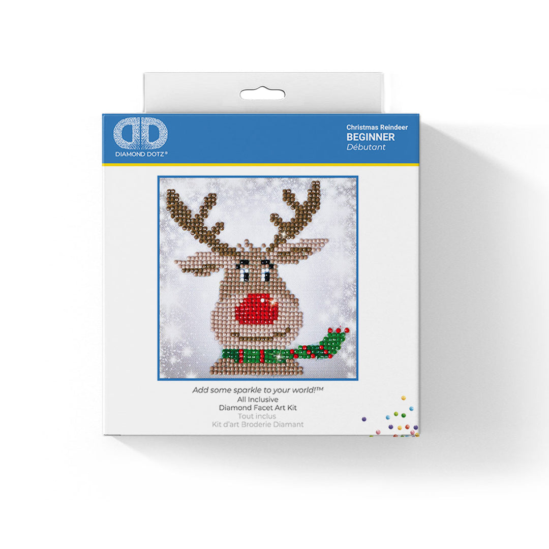 Diamond Dotz Christmas Reindeer - 5.3 x 5.3 in
